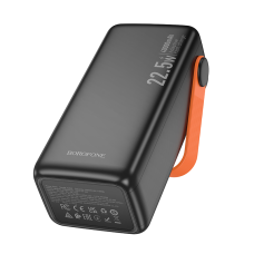 Зовнішній акумулятор BOROFONE BJ66 Magnifico 22.5W+PD20W fully compatible power bank (40000mAh) Black