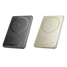 Зовнішній акумулятор HOCO Q26 Joy PD20W magnetic fast charging power bank(5000mAh) metal gray