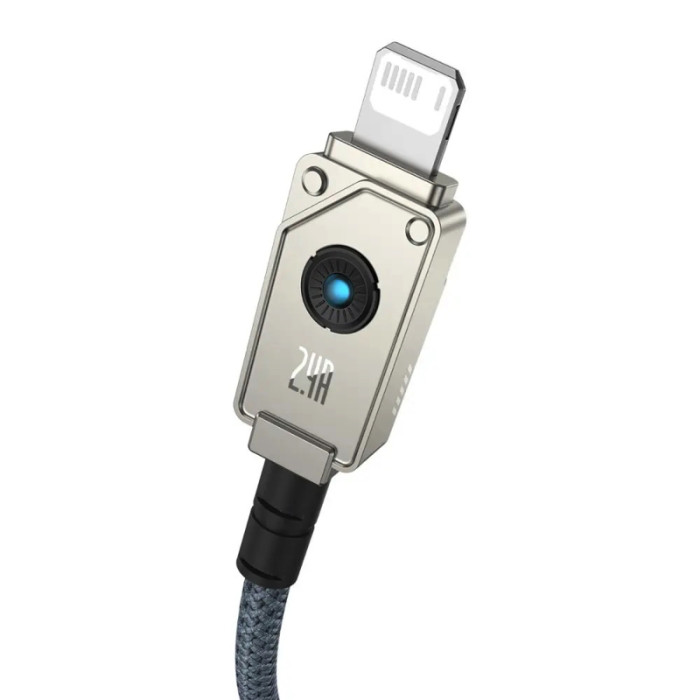 Кабель Baseus Unbreakable Series Fast Charging Data Cable USB to iP 2.4A 2m Stellar White