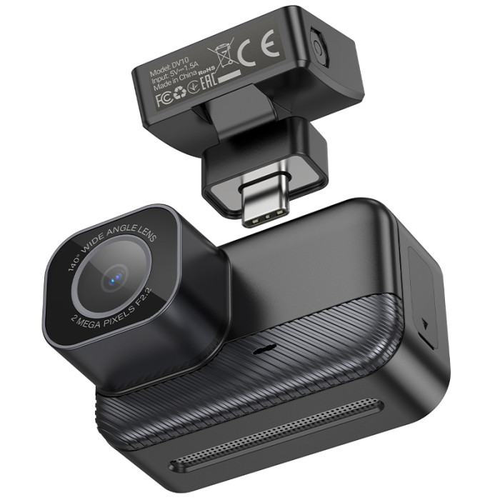 Відеореєстратор HOCO DV10 mini screen dashcam Black