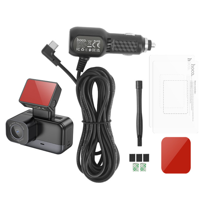 Відеореєстратор HOCO DV10 mini screen dashcam Black