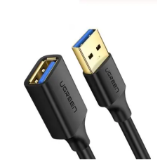 Подовжувач UGREEN US129 USB 3.0 Extension Male Cable 1.5m (Black)(UGR-30126)