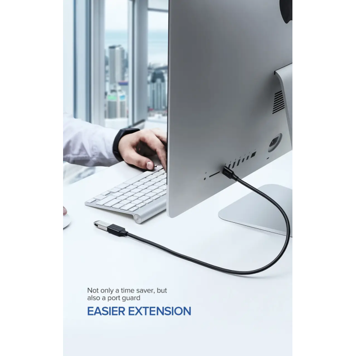 Подовжувач UGREEN US129 USB 3.0 Extension Male Cable 1.5m (Black)(UGR-30126)