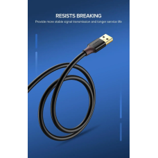 Подовжувач UGREEN US129 USB 3.0 Extension Male Cable 1.5m (Black)(UGR-30126)