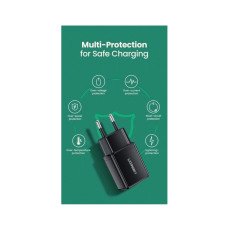 Мережевий зарядний пристрій UGREEN ED011 USB Wall Charger (Black(UGR-50459)