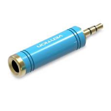 Аудіо перехідник Vention 3.5mm Male to 6.35mm Female Audio Adapter Blue Aluminum Alloy Type (VAB-S04-L)