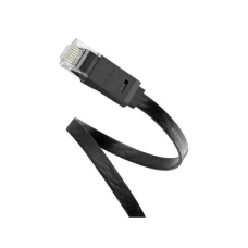 Мережевий кабель UGREEN Cat 6 U/UTP Lan Flat Cable 1m (Black)