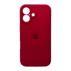 Чохол для смартфона Silicone Full Case AA Camera Protect for Apple iPhone 16 35,Maroon