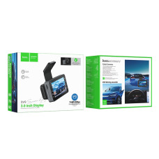 Відеореєстратор HOCO DV9 3-inch screen driving recorder (720P) Metal Gray