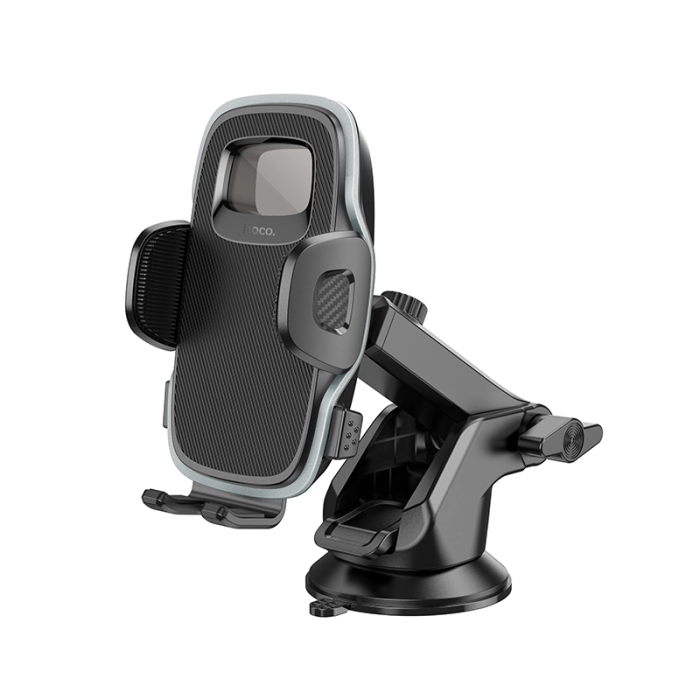 Автотримач для телефона HOCO H15 Fair push-type car holder(center console) Black