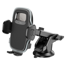 Автотримач для телефона HOCO H15 Fair push-type car holder(center console) Black