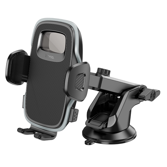 Автотримач для телефона HOCO H15 Fair push-type car holder(center console) Black