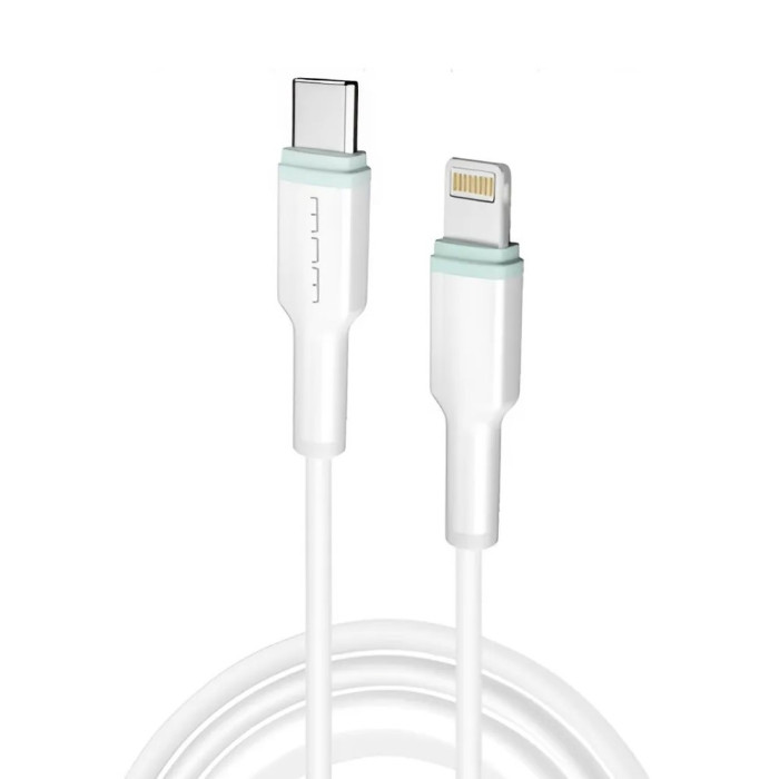 Кабель WUW-X206 Type-C to Lightning PD20W 1m white