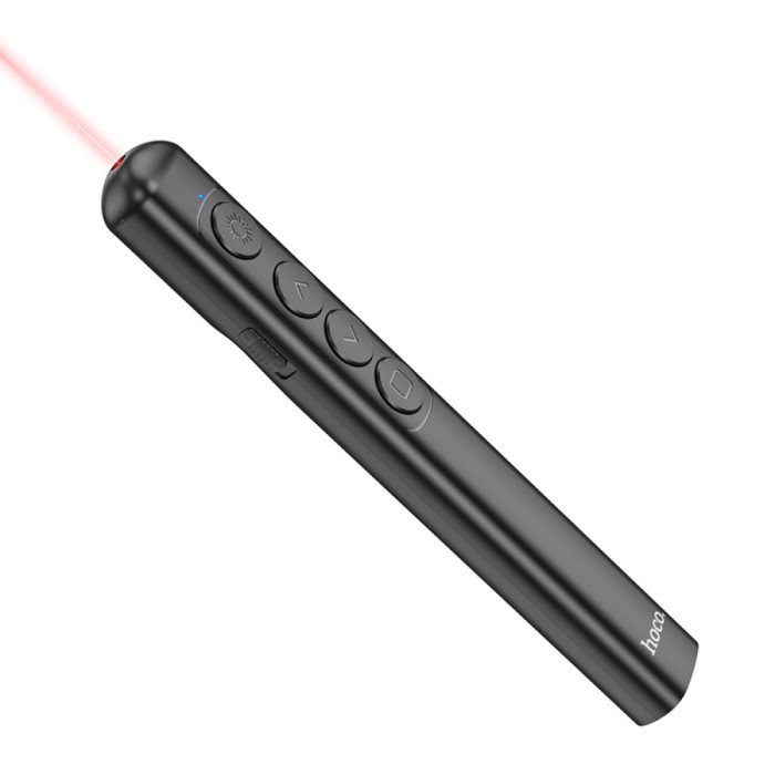 Лазерна указка HOCO GM200 Smart PPT page turning pen Black