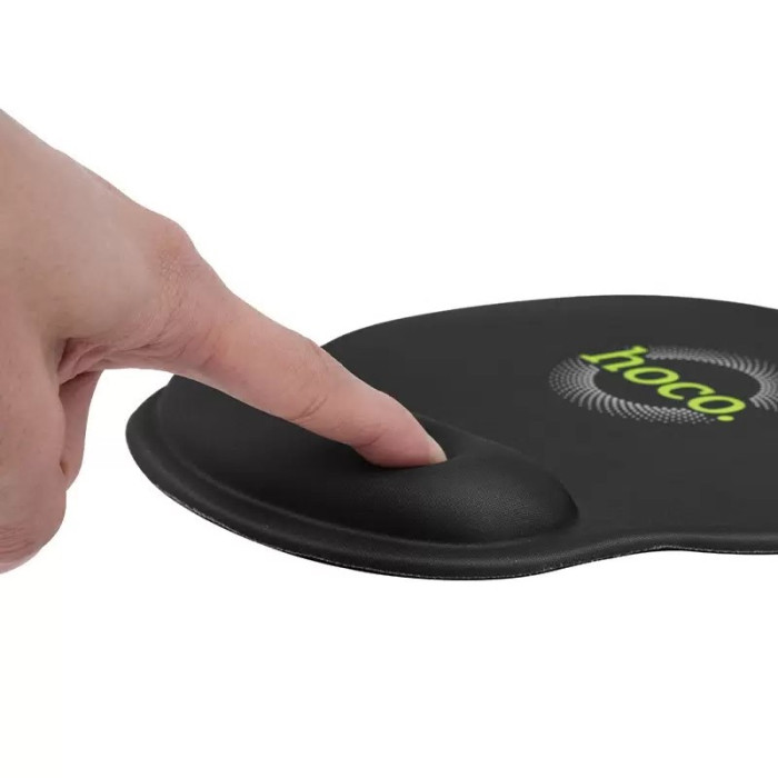Килимок для миші HOCO GM30 Polar Fox mouse pad with wrist support Black