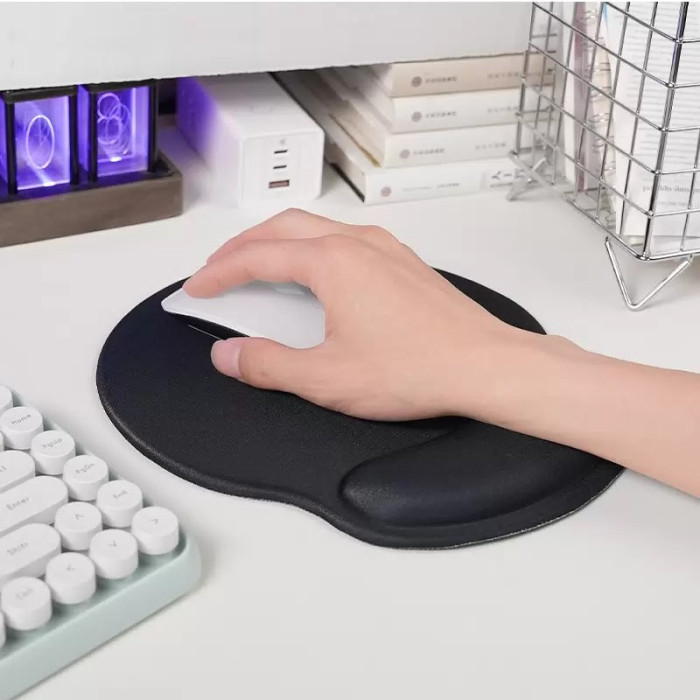 Килимок для миші HOCO GM30 Polar Fox mouse pad with wrist support Black