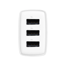 Мережевий зарядний пристрій Baseus Compact  Charger 3U 17W EU White