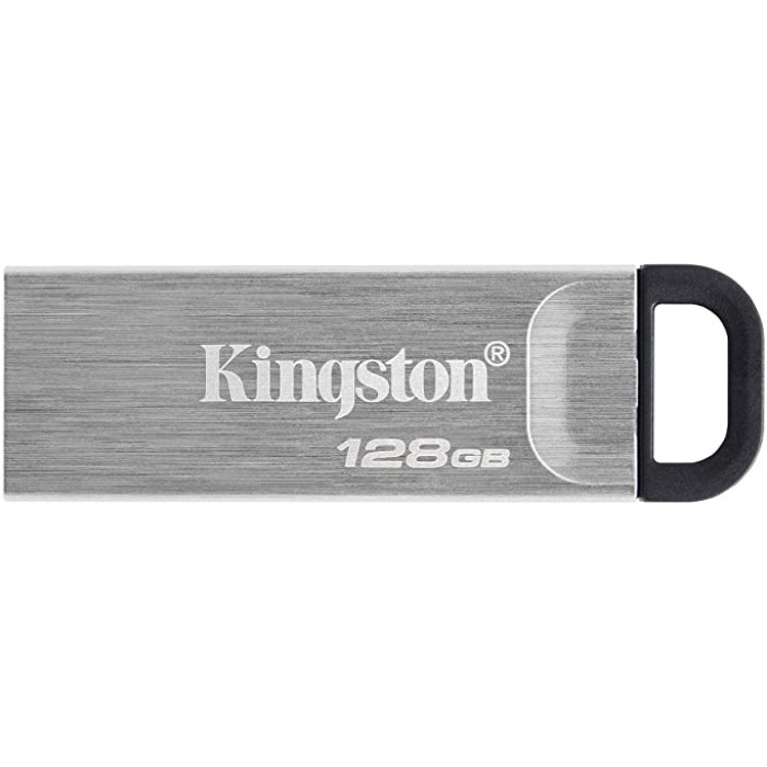 Флеш-накопичувач Kingston USB 3.2 DT Kyson 128GB Silver/Black