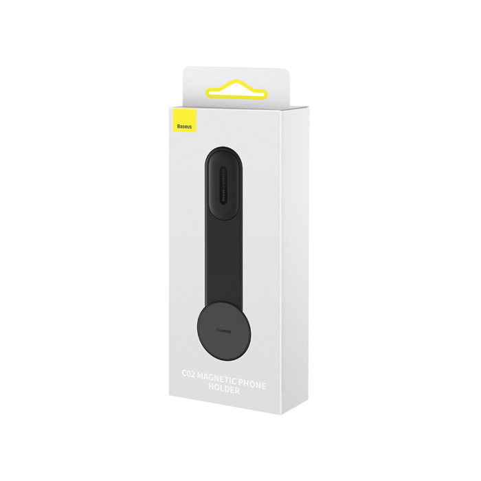 Автотримач для телефона Baseus C02 Magnetic Phone Holder Cluster Black