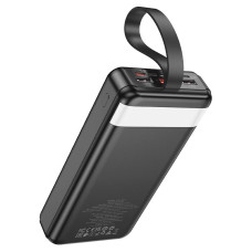 Зовнішній акумулятор HOCO J123B Element 22.5W+PD20W fully compatible power bank with digital display(30000mAh) Black