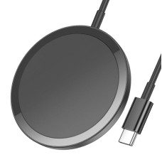 Бездротовий зарядний пристрій HOCO CW52 Enjoy magnetic wireless fast charging Black