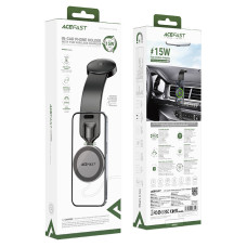 Автотримач для телефона з БЗП ACEFAST D37 magnetic wireless charging car holder for dashboard Black