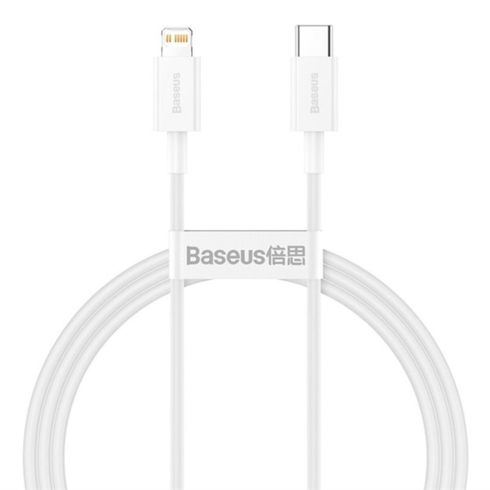 Кабель Baseus Superior Series Type-C to IP PD 20W 1m White