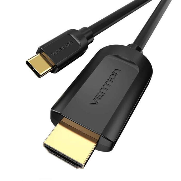 Кабель Vention Type-C to HDMI 4K 30Hz Cable 1M Black (CGUBF)