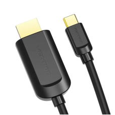 Кабель Vention Type-C to HDMI 4K 30Hz Cable 1M Black (CGUBF)
