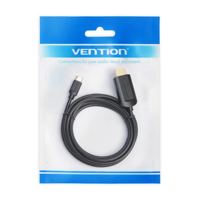 Кабель Vention Type-C to HDMI 4K 30Hz Cable 1M Black (CGUBF)