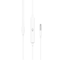 Навушники дротові HOCO M101 Crysta (3.5mm) White