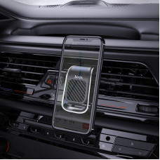 Автотримач для телефона HOCO CA74 Universe air outlet magnetic car holder Black+Silver