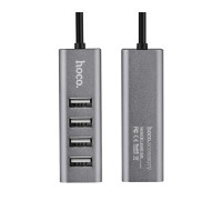 USB-хаб HOCO HB1 4USB Line machine Tarnish