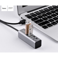 USB-хаб HOCO HB1 4USB Line machine Tarnish