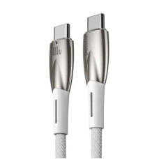 Кабель Baseus Glimmer Series Fast Charging Data Cable Type-C to Type-C 100W 1m White