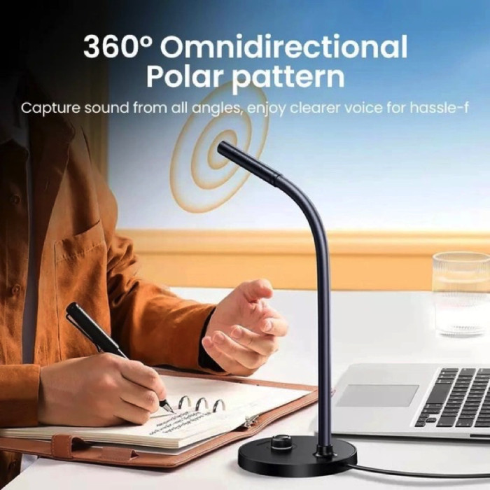 Настільний мікрофон UGREEN CM564 Desktop USB Microphone(UGR-90416), Black