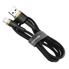 Кабель Baseus Cafule Cable USB For Lightning 1.5A 2m Gold+Black