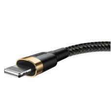 Кабель Baseus Cafule Cable USB For Lightning 1.5A 2m Gold+Black