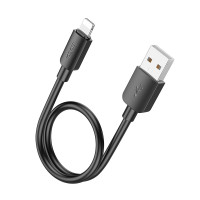 Кабель HOCO X96 Hyper charging data cable iP (L=0.25M) Black
