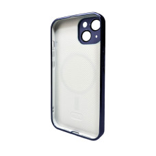Чохол для смартфона AG Glass Sapphire Frame MagSafe Logo for Apple iPhone 14 Deep Purple
