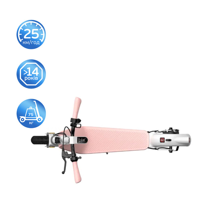 Електросамокат OKAI Zippy ES50С Pink 8" 250W/500W, 5.2Ah, 20 km, 25 km/h, 10°, 13.5 kg