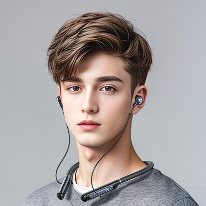 Бездротові спортивні навушники ACEFAST N5 neck hanging wireless earphones Black