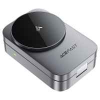 Бездротовий зарядний пристрій ACEFAST E22 Desktop 3-in-1 Wireless Charging holder Metal Gray