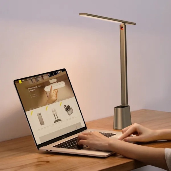 Світильник Baseus Smart Eye Series Charging Folding Reading Desk Lamp (Smart Light ) Gray