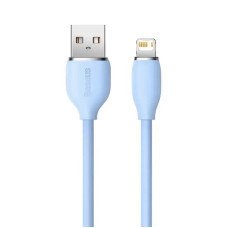 Кабель Baseus Jelly Liquid Silica Gel Fast Charging Data Cable USB to iP 2.4A 2m Blue