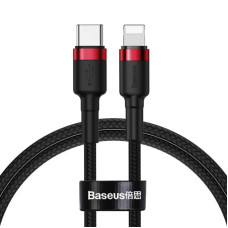 Кабель Baseus Cafule Cable Type-C to iP PD 20W 1m Red+Black