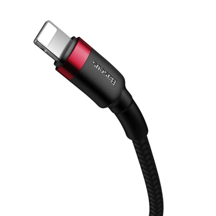 Кабель Baseus Cafule Cable Type-C to iP PD 20W 1m Red+Black