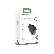 Мережевий зарядний пристрій ACEFAST A1 PD20W single USB-C charger Black