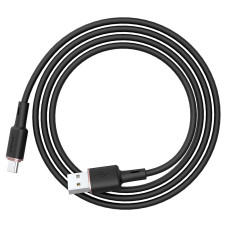 Кабель ACEFAST C2-04 USB to Type-C 3A, 1.2m, silicone, zinc connectors, Black