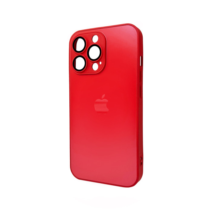 Чохол для смартфона AG Glass Matt Frame Color Logo for Apple iPhone 11 Pro Coke Red